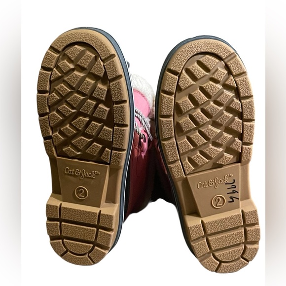 Cat & Jack girls pink waterproof boots - Picture 4 of 4